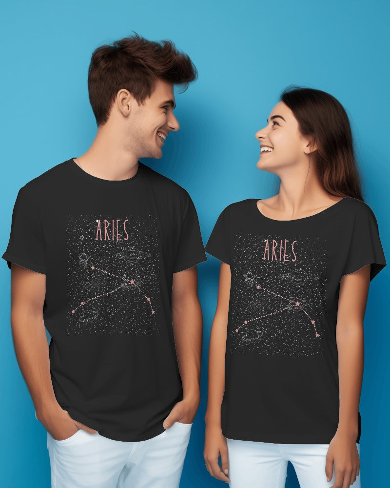 Unisex Supima Aries Zodiac Sign T-Shirts