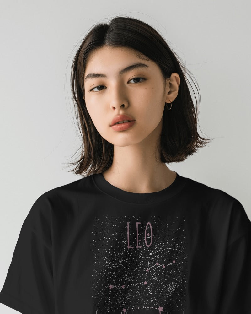 Unisex Supima Leo Zodiac Sign T-Shirts