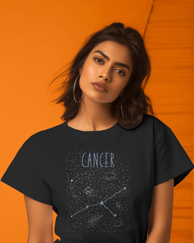 Unisex Supima Cancer Zodiac Sign T-Shirts
