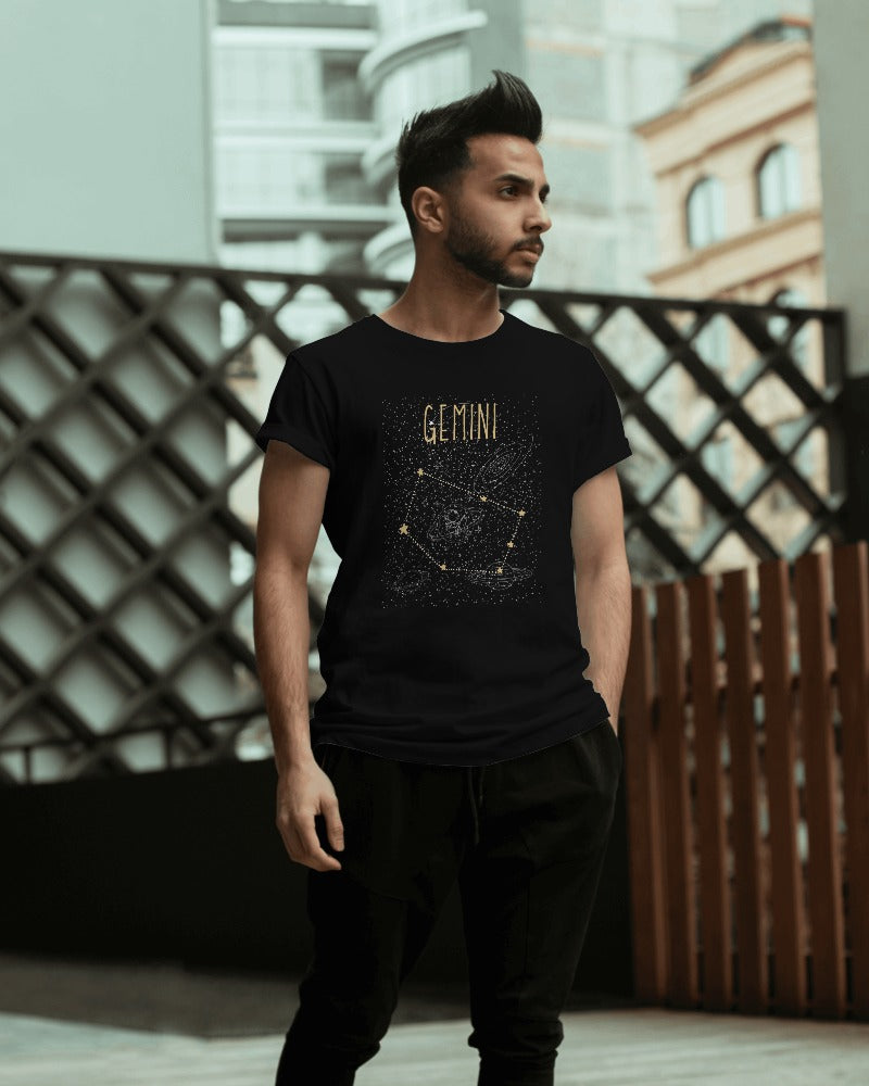 Unisex Supima Gemini Zodiac Sign T-Shirts