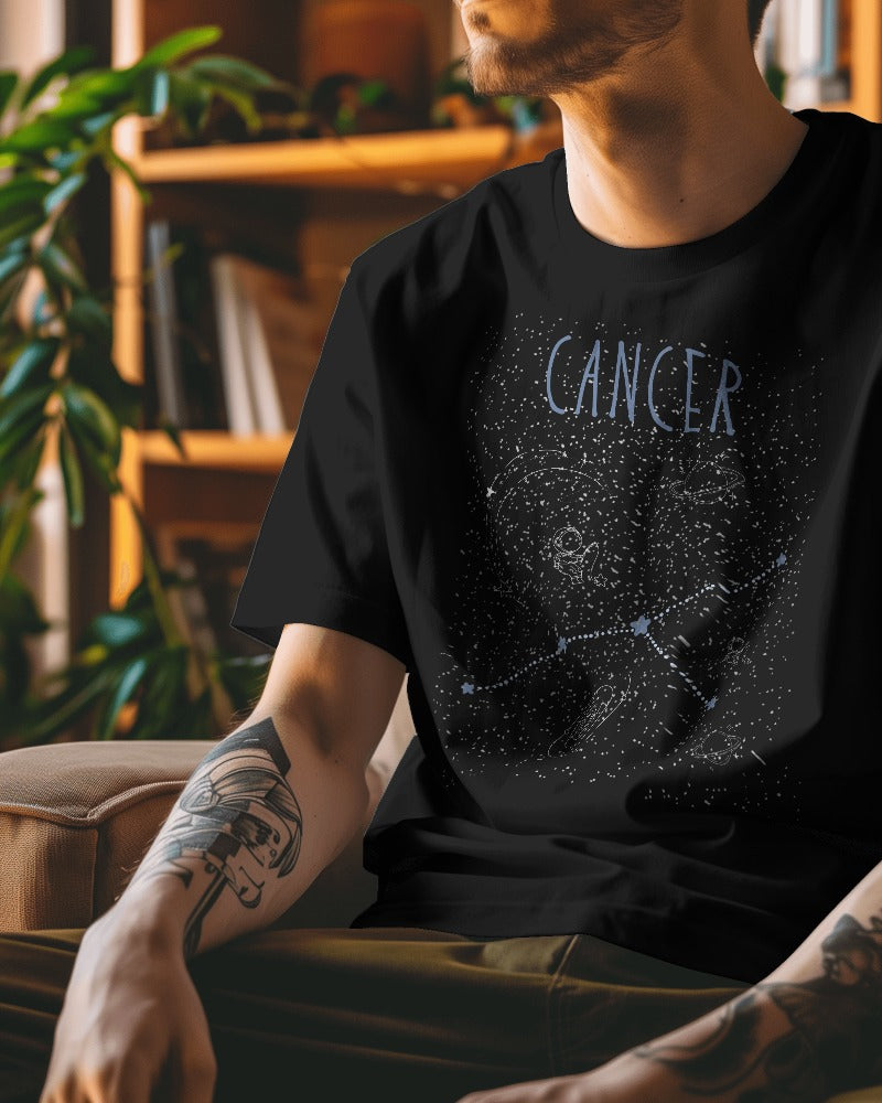 Unisex Supima Cancer Zodiac Sign T-Shirts