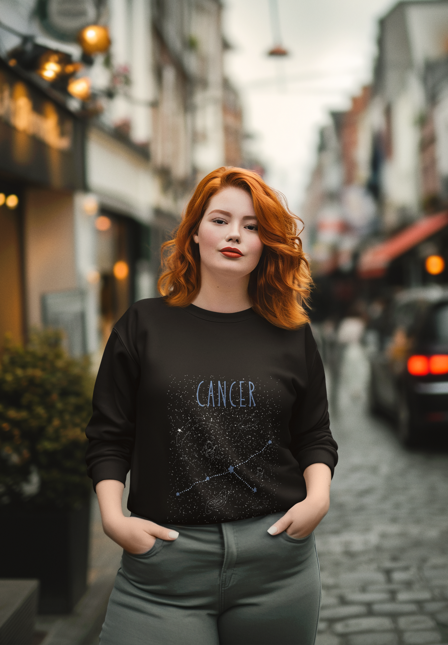 Unisex Supima Cancer Zodiac Sign T-Shirts