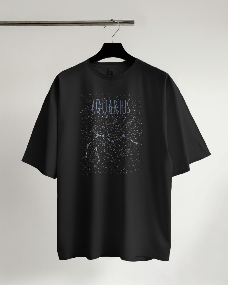Unisex Supima Aquarius Zodiac Sign T-Shirts