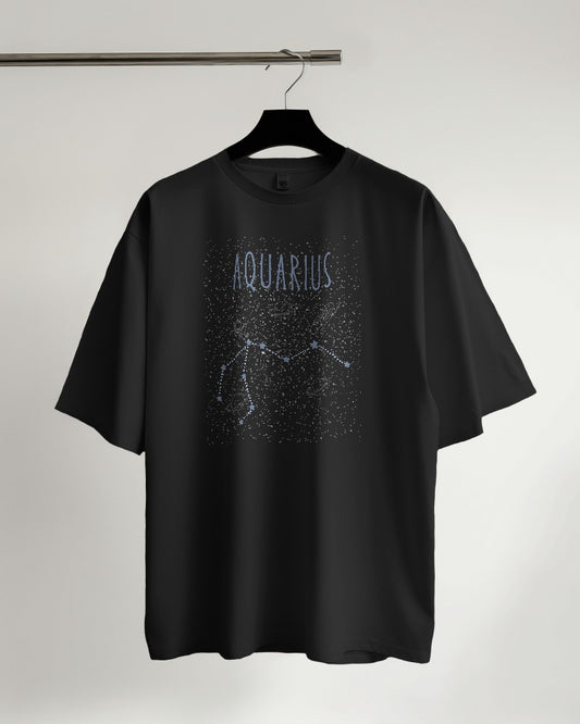 Unisex Supima Aquarius Zodiac Sign T-Shirts