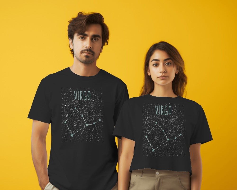 Unisex Supima Virgo Zodiac Sign T-Shirts